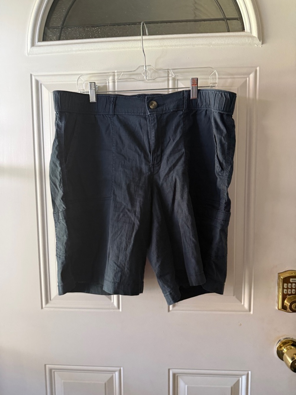 Sonoma Navy Blue Women's Bermuda Shorts with Utility Pocket